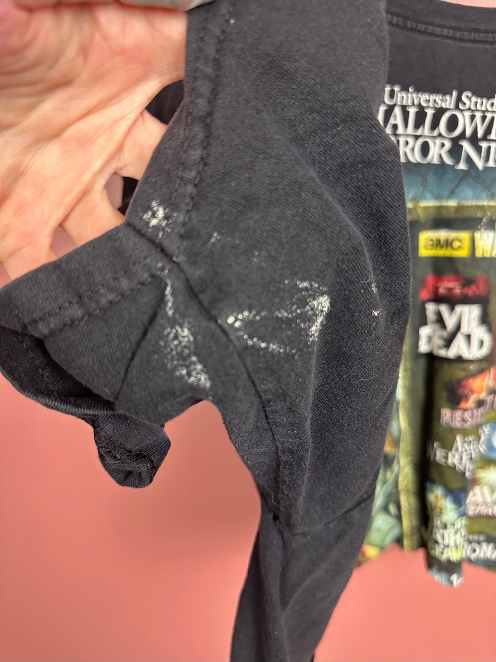 Universal Studios Halloween Horror Nights 2013 Cut Off Cropped T-Shirt XL Movies - Picture 4 of 8